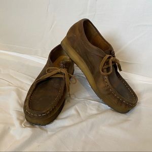 Clarks Wallabee Leather Shoes